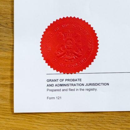 Probate professional reviewing foreign grant documents for resealing in England and Wales.